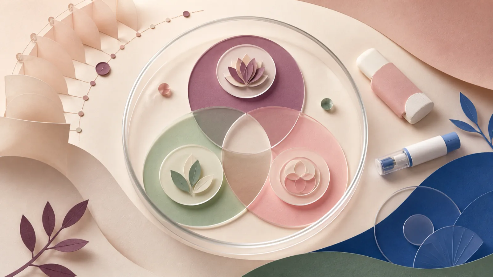 An abstract medication timeline connecting contraception, planned pregnancy, fertility care, and prescriber records