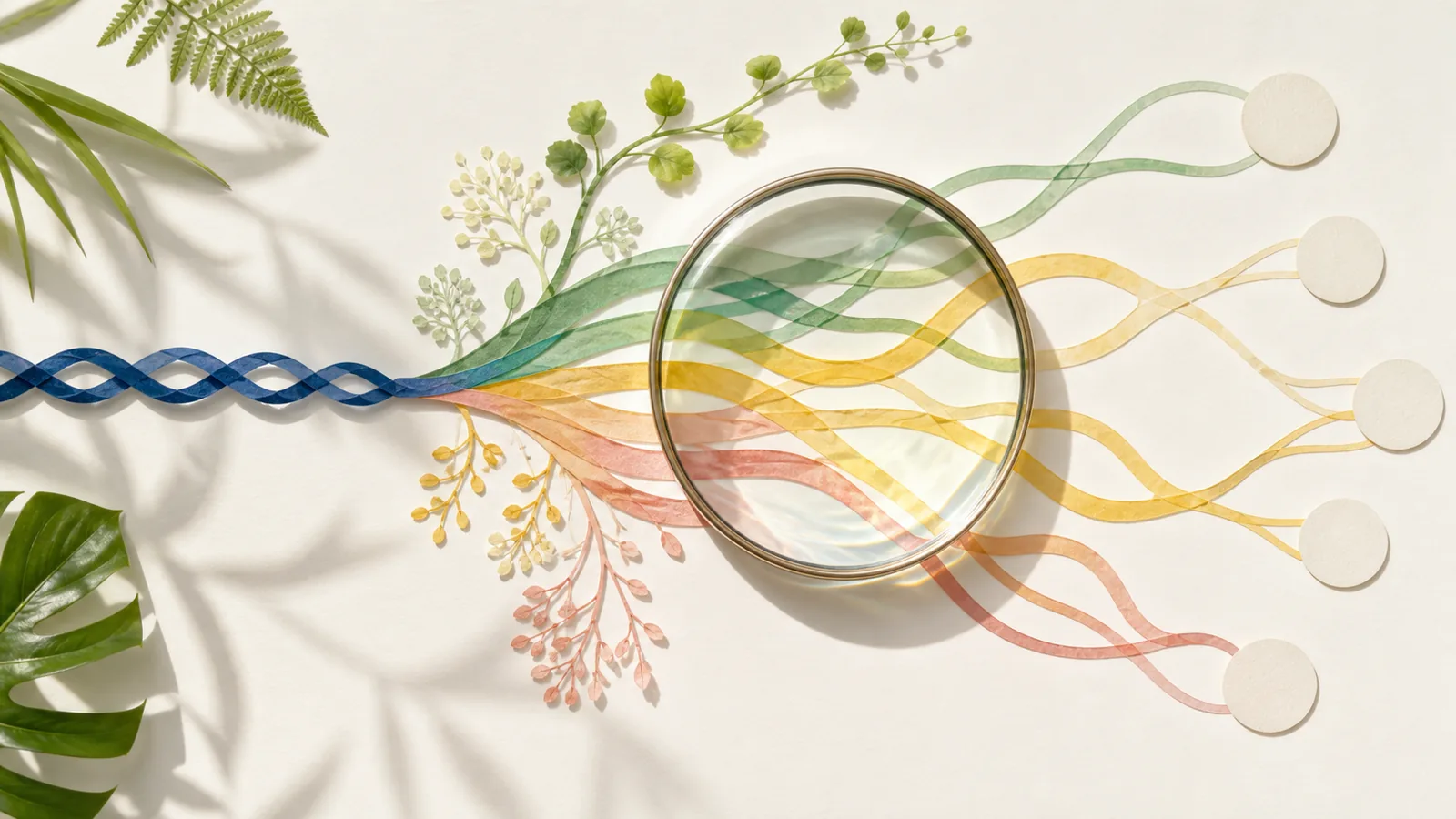 A small genetic branch meeting several distinct folate pathways and an evidence checkpoint